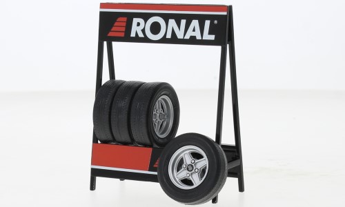 IXO Models 1/18 Ronax X Wheel, Tire & Stand Set image