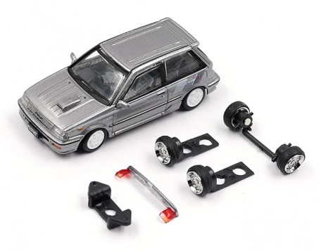 BM Creations 1/64 Toyota Starlet Turbo S (EP71) 1998 Silver image