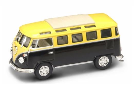 Road Signature 1/43 1962 Volkswagen Microbus - Yellow/Black image