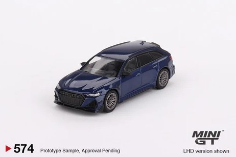 Mini GT 1/64 Audi ABT RS6-R Navana Metallic Blue image