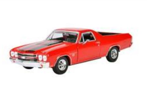 Motormax 1/24 1970 Chevy El Camino SS 396 - Red image
