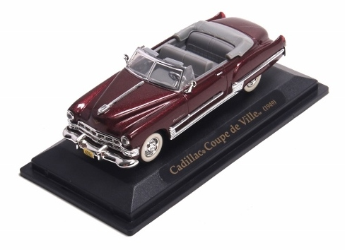 Road Signature 1/43 1949 Cadillac Coupe Deville Burgundy image