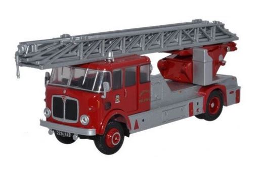 Oxford  1/76 AEC Mercury Turntable Ladder Derbyshire Fire Service image