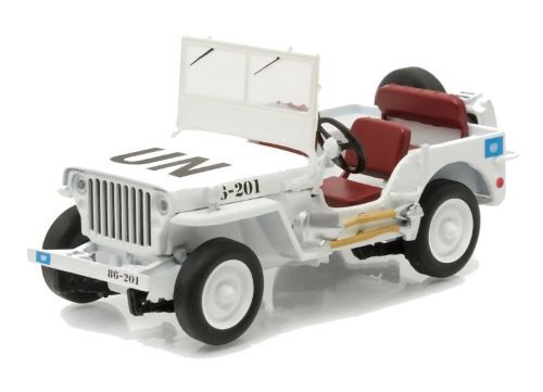 Greenlight 1/43  Willies Jeep MB White image
