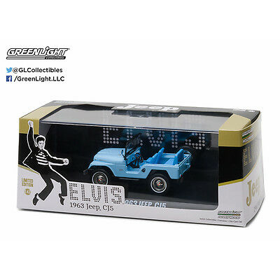 Greenlight 1/43  Jeep CJ-5 Sierra Blue image