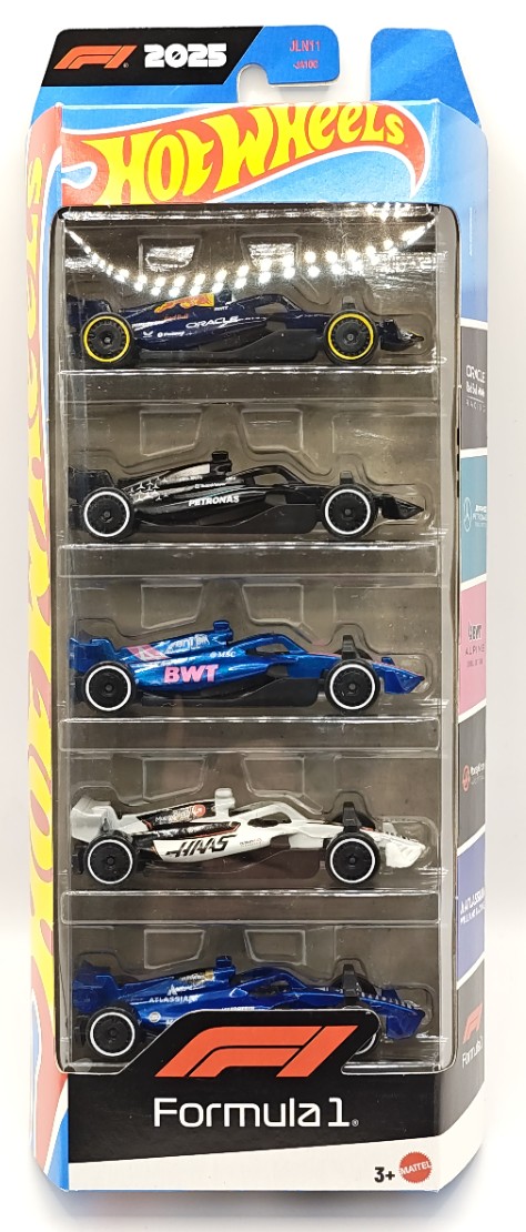 Hot Wheels Formula 1 2025 5-Pack Car Set image