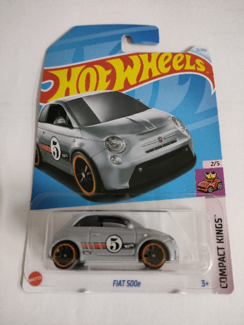 Hot Wheels Fiat 500e Grey image