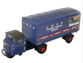 Oxford  1/76 Mechanical Horse Artic Van Trailer  image