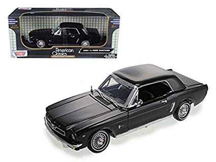 Motormax  1/18 1964 1/2 Mustang Hard Top Black  image