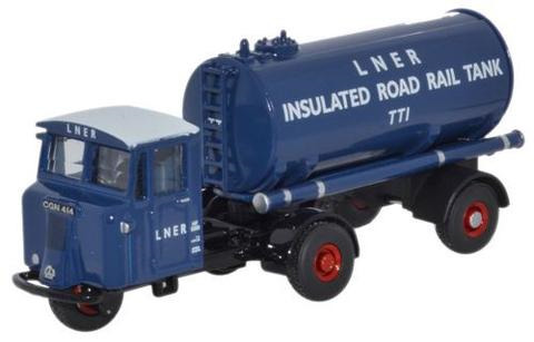 Oxford  1/76 Scammell Mechanical Horse Tanker LNER image