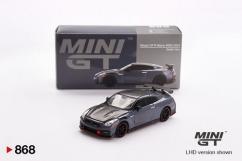 Mini GT 1/64 Nissan GT-R (R35) Nismo 2024 Stealth Gray image