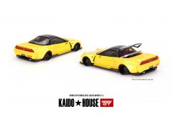 Mini GT 1/64 Honda NSX V1 Kaido Works Yellow image