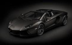 Pocher 1/8 Lamborghini Aventador Roadster Nero Nemesis Kit image