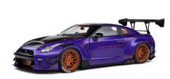 Solido 1/18 Nissan GT-R (R35) Liberty Walk Body Kit 2.0 2022 Purple image