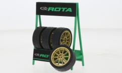 IXO Models 1/18 Rota Wheel, Tire & Stand Set image