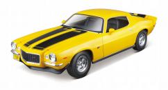 Maisto 1/18 Chevrolet Camaro 1971 Yellow image
