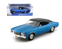 Maisto 1/18 Chevrolet Chevelle SS 454 1971 Blue image