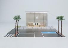 G-Fans 1/64 Apple Store Building with LED Lights image