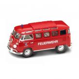 Road Signature 1/43 Volkswagen Microbus 1962 - Fire Version Red image