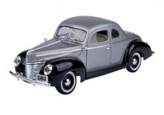Motormax 1/18 Ford Coupe 1940 Grey/Black image