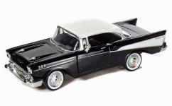 Motormax 1/24 Chev Bel Air 1957 - Black/White image