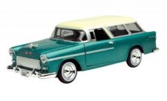 Motormax 1/24 1955 Chevrolet Nomad - Green image