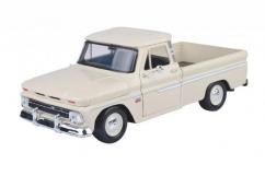 Motormax 1/24 1966 Chevy C-10 Fleetside Pickup - Cashmere image
