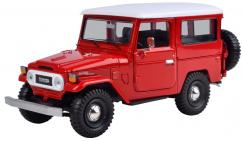 Motormax 1/24 Toyota FJ40 Land Cruiser 1974 - Red image