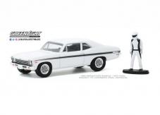 Greenlight 1/64 1972 Chevy Rally Nova with Race Driver image