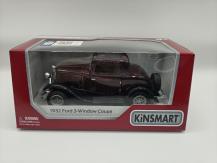 KiNSMART 1/34 Ford 3 Window Coupe 1932 Metallic Burgundy image