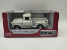 KiNSMART 1/32 Chevy Stepside Pick-up 1955 White image