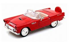 Motormax  1/24 Ford Thunderbird Convertible 1956 Red  image