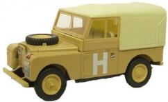 Oxford 1/148 Land Rover Series 1 88 inch - Sand Military image