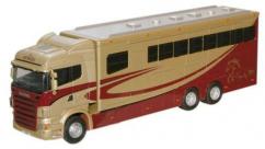 Oxford 1/76 Scania Highline Horsebox image