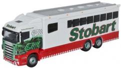 Oxford  1/76 Scania Highline Horsebox - Eddie Stobart Eddie Stobart image