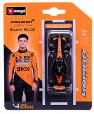 Bburago 1/64 McLaren MCL39 F1 2025 #4 Lando Norris image