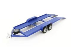 DDA 1/18 Car Transporter Trailer - Blue image