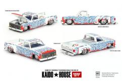 Mini GT 1/64 Chevrolet Silverado Dually on Fire V2 Kaido House image