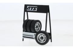 IXO Models 1/18 ATS Cup Wheel, Tire & Stand Set image