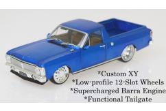 DDA 1/24 Ford XY Custom Ute Barra Engine Blue image