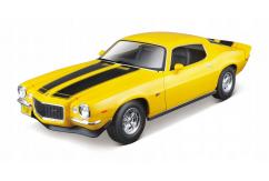 Maisto 1/18 Chevrolet Camaro 1971 Yellow image