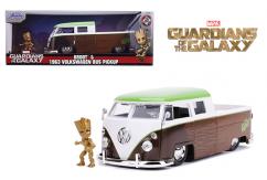 Jada 1/24 1963 VW Bus Truck with Groot image