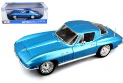 Maisto 1/18 Chevrolet Corvette SE 1965 Metallic Light Blue image