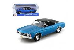 Maisto 1/18 Chevrolet Chevelle SS 454 1971 Blue image