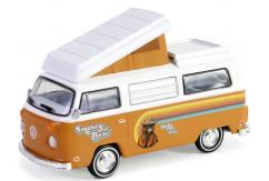 Greenlight 1/64 1974 Volkswagen Type 2 T2 Westfalla Campmobile image