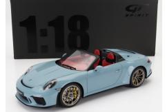 GT Spirit 1/18 Porsche 911 (991.2) Speedster Blue 2019 image