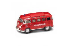 Road Signature 1/43 1962 Volkswagen Microbus Fire Version Red image