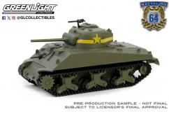 Greenlight 1/64 M4 Sherman Tank 13th Armoured Reg. Tunisia 1943 image