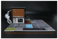 G-Fans 1/64 Starbucks Coffee Shop with LED Lights image