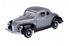 Motormax 1/18 1940 Ford Coupe Grey/Black image